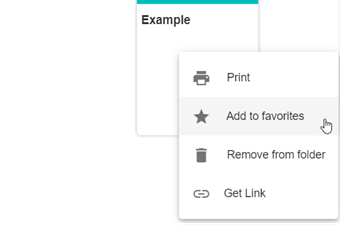 Add to favorites